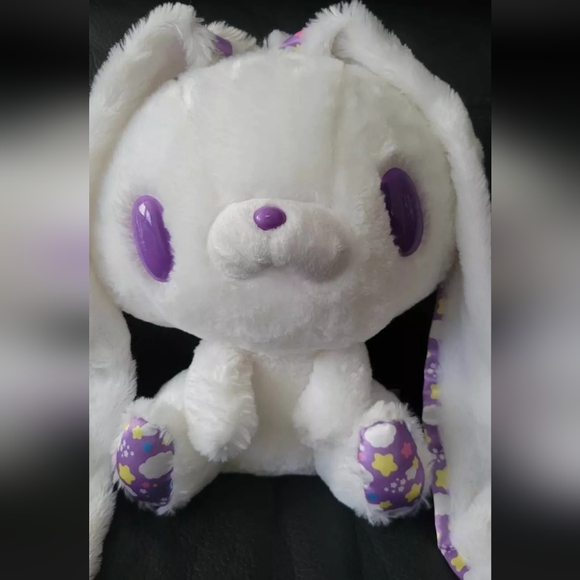 Taito Chax GP Gloomy Rabbit Plush Doll Toreba Bear Lace Black Bunny 11" - Picture 4 of 8